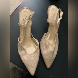 AGL Laser-cut Slingback Pumps